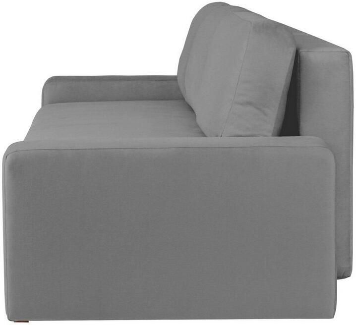 INOSIGN 3-zitsbank SHERIDIAN slaapbank met bedlade in fijncord en velvet met golvende ondervering moderne bekleding b h d 225 94 80 - Foto 2