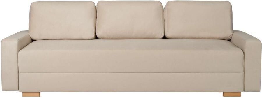 INOSIGN 3-zitsbank SHERIDIAN slaapbank met bedlade in fijncord en velvet met golvende ondervering moderne bekleding b h d 225 94 80 - Foto 5