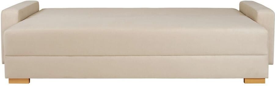 INOSIGN 3-zitsbank SHERIDIAN slaapbank met bedlade in fijncord en velvet met golvende ondervering moderne bekleding b h d 225 94 80 - Foto 7