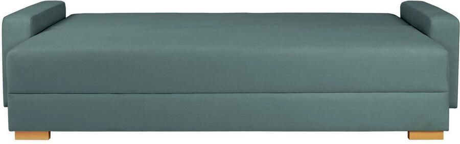 INOSIGN 3-zitsbank SHERIDIAN slaapbank met bedlade in fijncord en velvet met golvende ondervering moderne bekleding b h d 225 94 80 - Foto 7