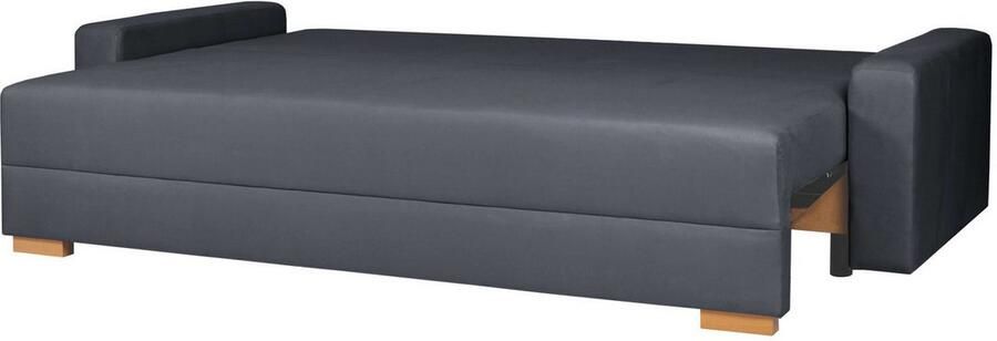 INOSIGN 3-zitsbank SHERIDIAN slaapbank met bedlade in fijncord en velvet met golvende ondervering moderne bekleding b h d 225 94 80 - Foto 6