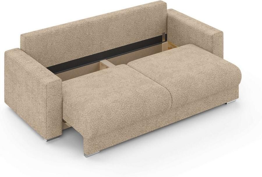 INOSIGN 3-zitsbank Stevinson slaapbank met bedlade afmetingen B H D: 229 87 97 cm - Foto 2