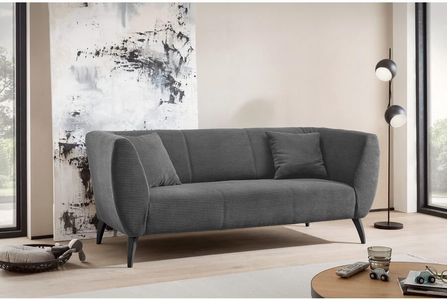 INOSIGN 3-zitsbank twee verschillende pootkleuren naar keuze - Foto 3