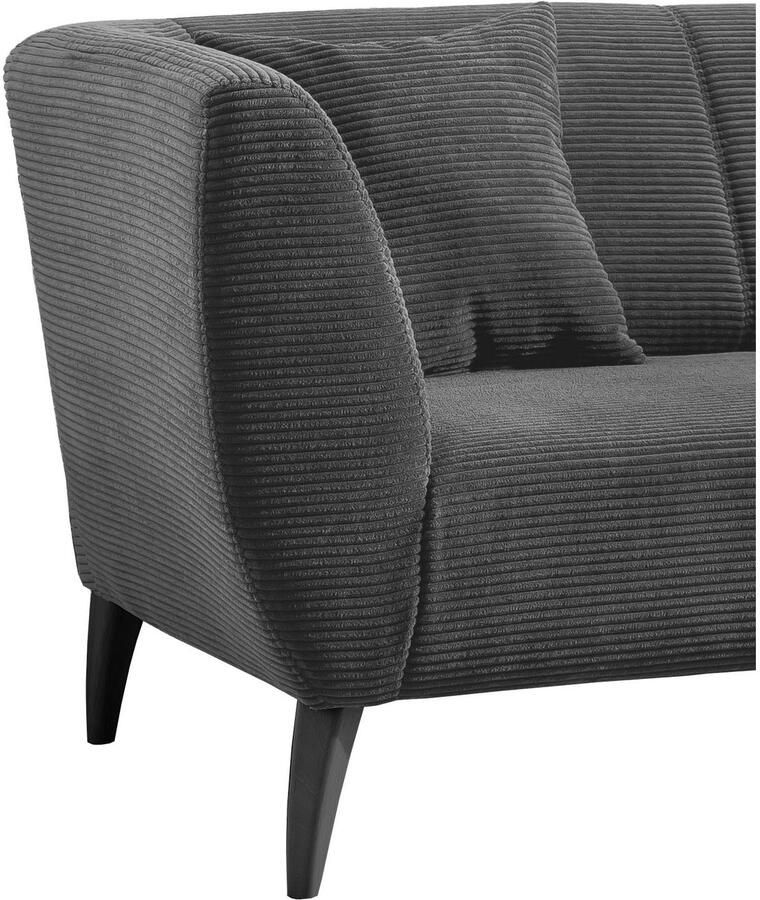 INOSIGN 3-zitsbank twee verschillende pootkleuren naar keuze