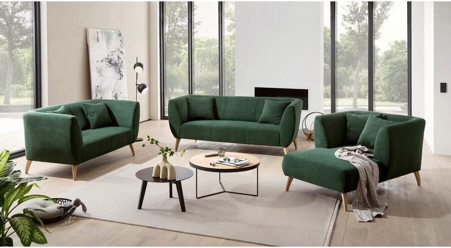 INOSIGN 3-zitsbank twee verschillende pootkleuren naar keuze - Foto 4