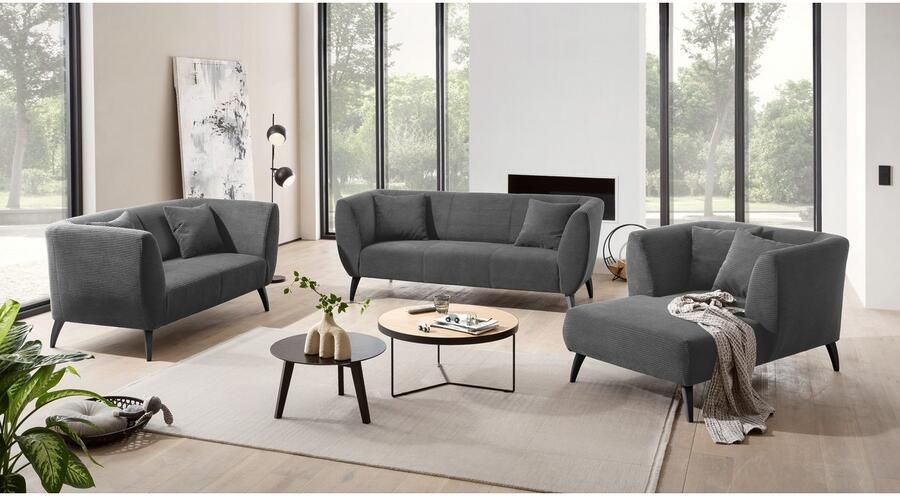 INOSIGN 3-zitsbank twee verschillende pootkleuren naar keuze - Foto 4