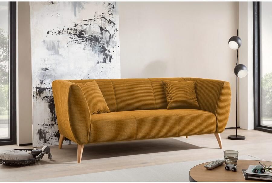 INOSIGN 3-zitsbank twee verschillende pootkleuren naar keuze - Foto 3