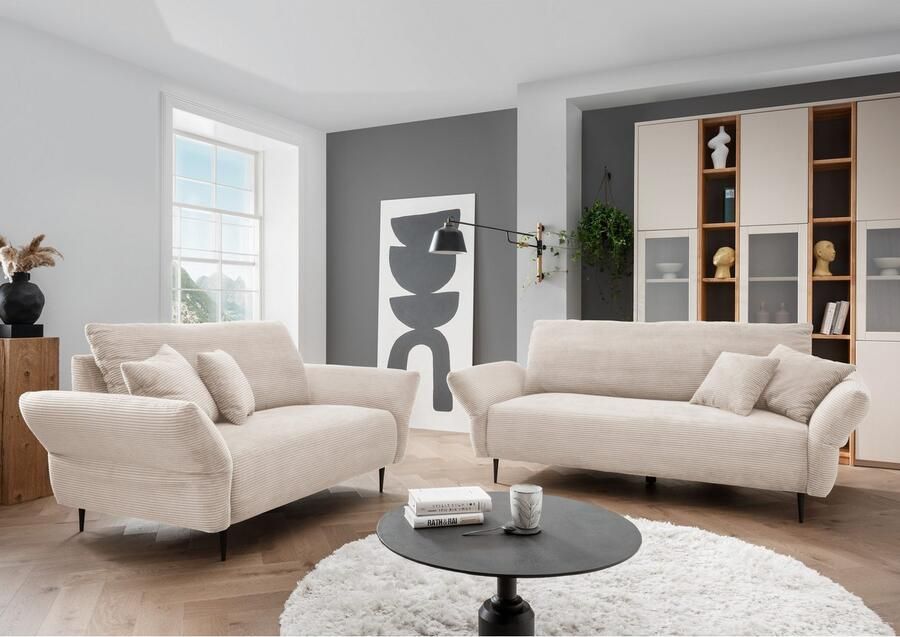 INOSIGN Zithoek Vanilla ook afzonderlijk en als polsterecke verkrijgbaar incl. sierkussen (set 2-delig) - Foto 5