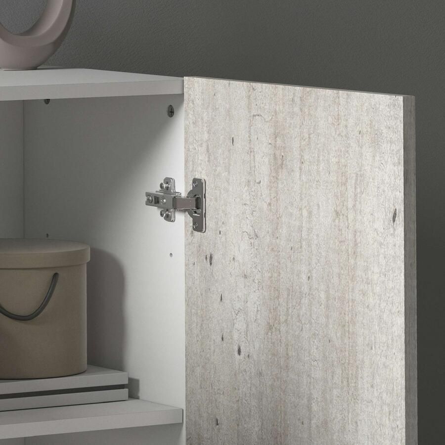 INOSIGN Archiefkast Coro Multifunctionele kast Bureaukast met 2 deuren & verstelbare legplanken hoogte 86 of 166 cm made in italy - Foto 2