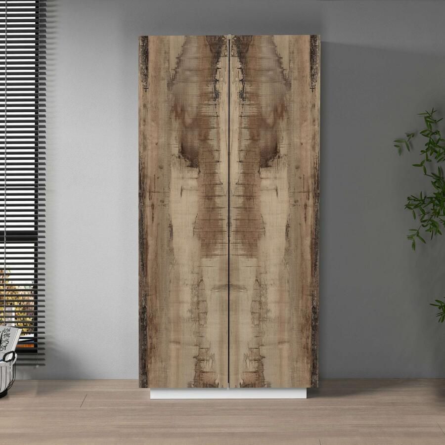 INOSIGN Archiefkast Coro Multifunctionele kast Bureaukast met 2 deuren & verstelbare legplanken hoogte 86 of 166 cm made in italy