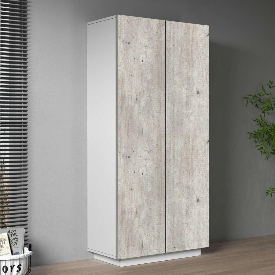 INOSIGN Archiefkast Coro Multifunctionele kast Bureaukast met 2 deuren & verstelbare legplanken hoogte 86 of 166 cm made in italy - Foto 2