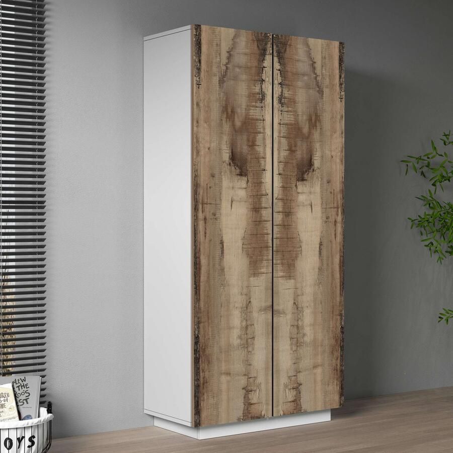 INOSIGN Archiefkast Coro Multifunctionele kast Bureaukast met 2 deuren & verstelbare legplanken hoogte 86 of 166 cm made in italy - Foto 2