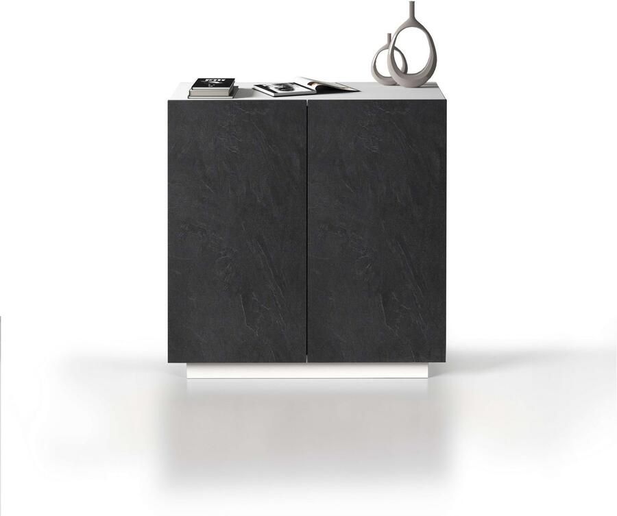 INOSIGN Archiefkast Coro Multifunctionele kast Bureaukast met 2 deuren & verstelbare legplanken hoogte 86 of 166 cm made in italy - Foto 9