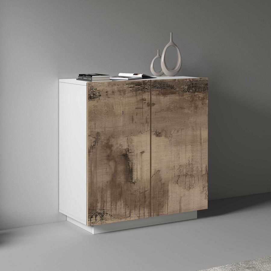 INOSIGN Archiefkast Coro Multifunctionele kast Bureaukast met 2 deuren & verstelbare legplanken hoogte 86 of 166 cm made in italy - Foto 7