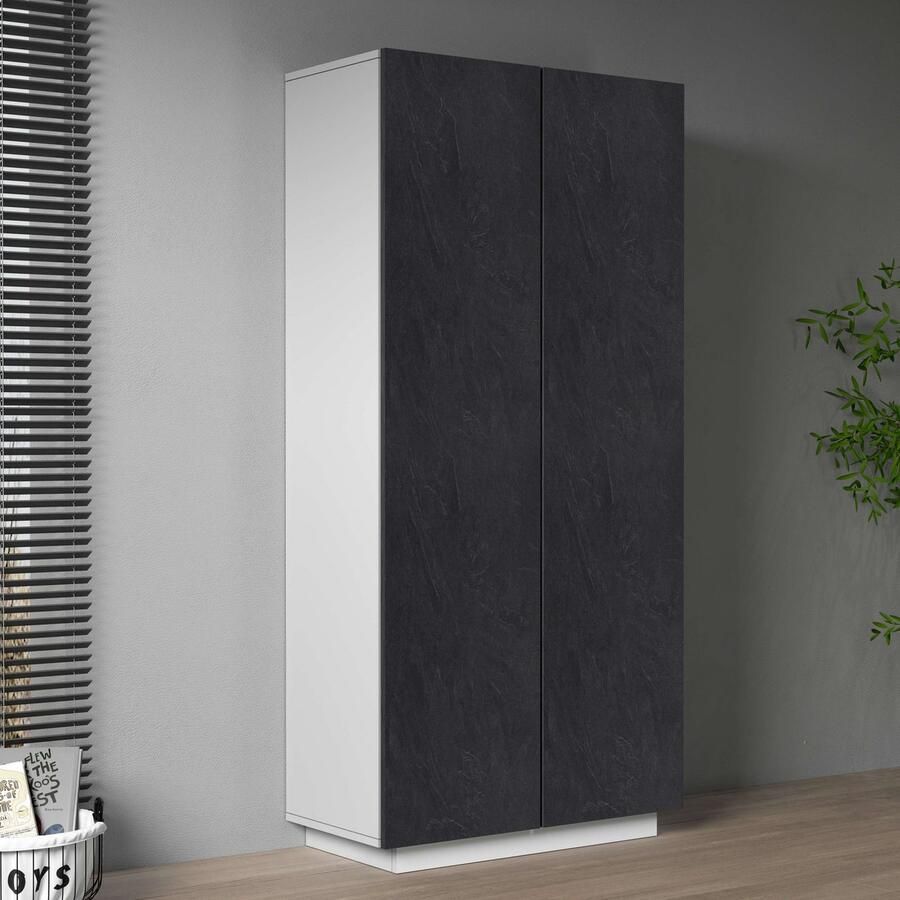 INOSIGN Archiefkast Coro Multifunctionele kast Bureaukast met 2 deuren & verstelbare legplanken hoogte 86 of 166 cm made in italy - Foto 3