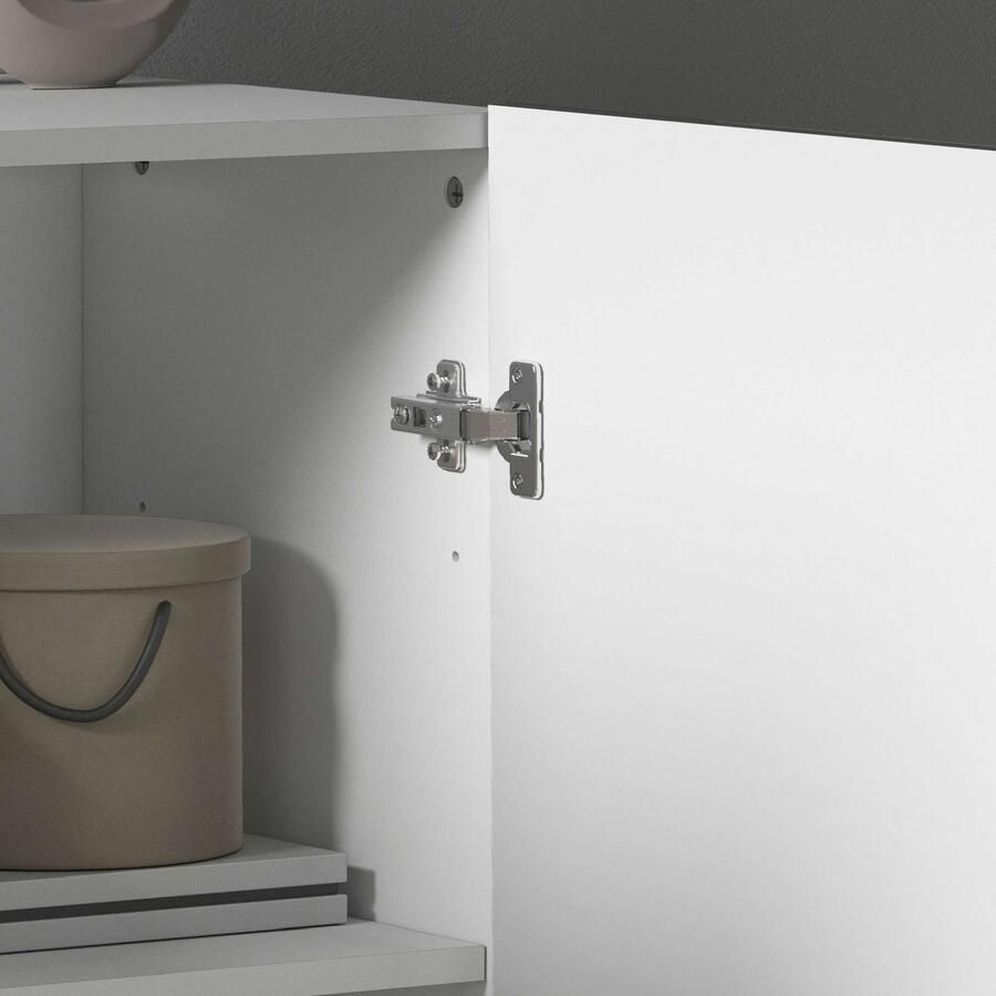 INOSIGN Archiefkast Essential Multifunctionele kast Bureaukast met 2 deuren & verstelbare legplanken hoogte 86 of 166 cm made in italy - Foto 3