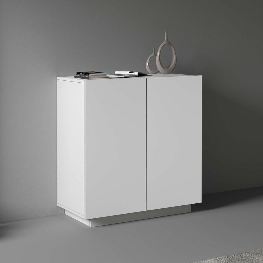 INOSIGN Archiefkast Essential Multifunctionele kast Bureaukast met 2 deuren & verstelbare legplanken hoogte 86 of 166 cm made in italy - Foto 6