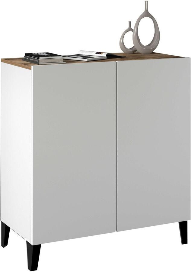 INOSIGN Archiefkast Sunrise Archiefkast Multifunctionele kast Bureaukast met 2 deuren & 2 vakken breedte 79 2 cm gemaakt in italië - Foto 12