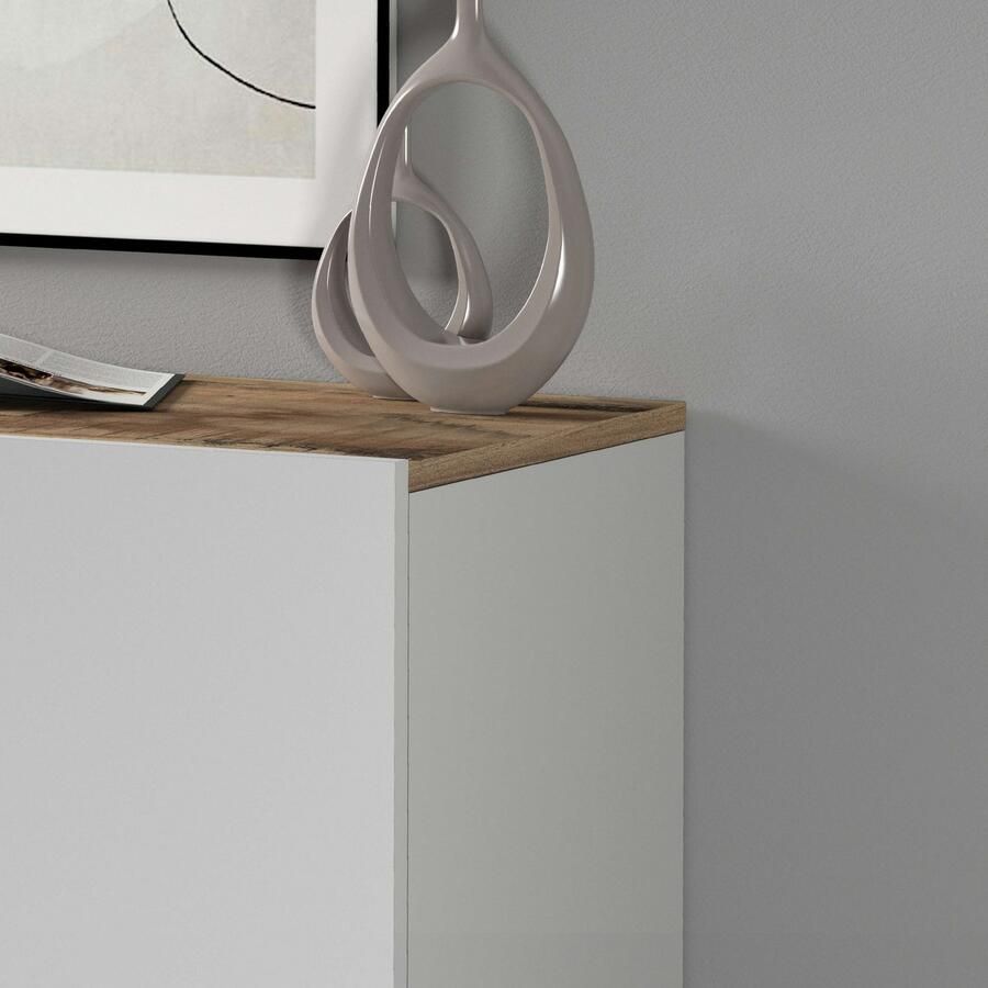 INOSIGN Archiefkast Sunrise Archiefkast Multifunctionele kast Bureaukast met 2 deuren & 2 vakken breedte 79 2 cm gemaakt in italië - Foto 2