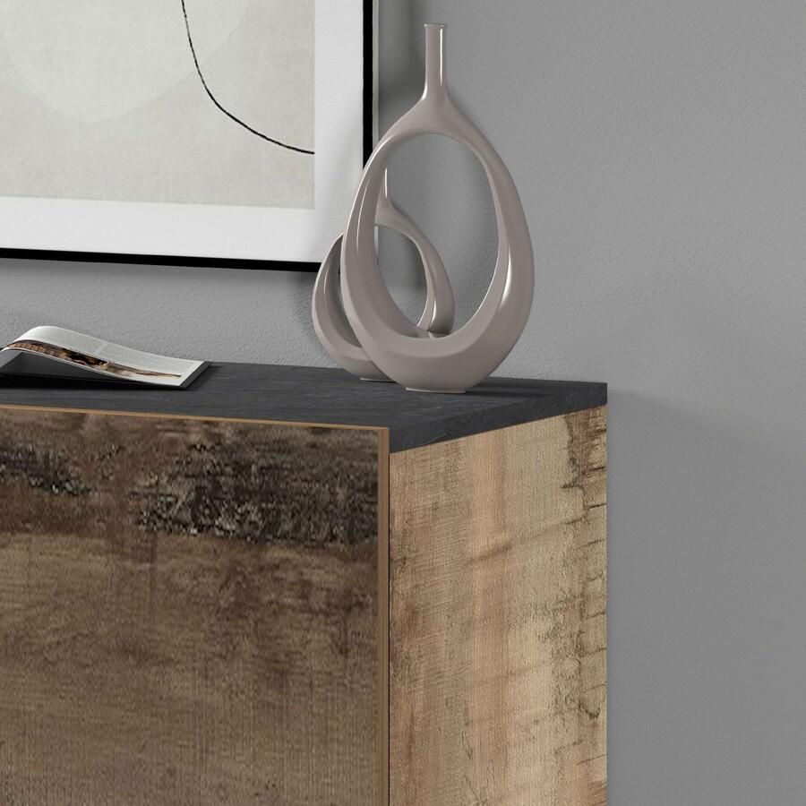 INOSIGN Archiefkast Sunrise Archiefkast Multifunctionele kast Bureaukast met 2 deuren & 2 vakken breedte 79 2 cm gemaakt in italië - Foto 2