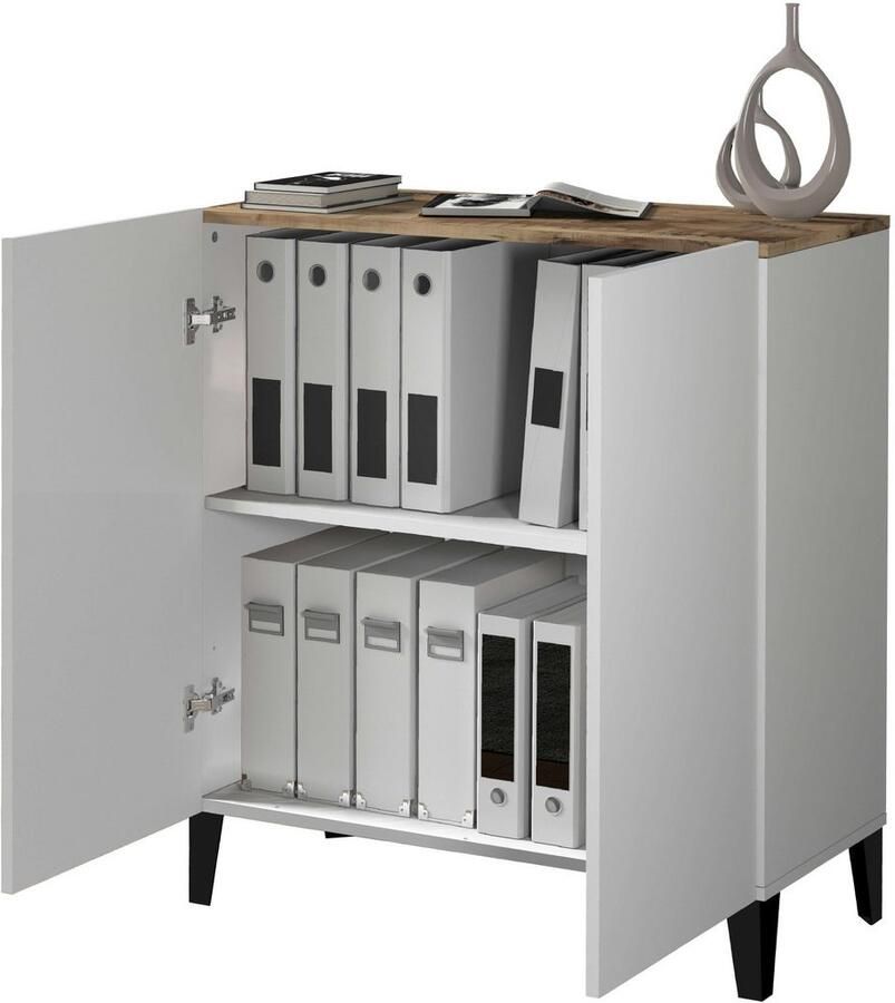 INOSIGN Archiefkast Sunrise Archiefkast Multifunctionele kast Bureaukast met 2 deuren & 2 vakken breedte 79 2 cm gemaakt in italië - Foto 10