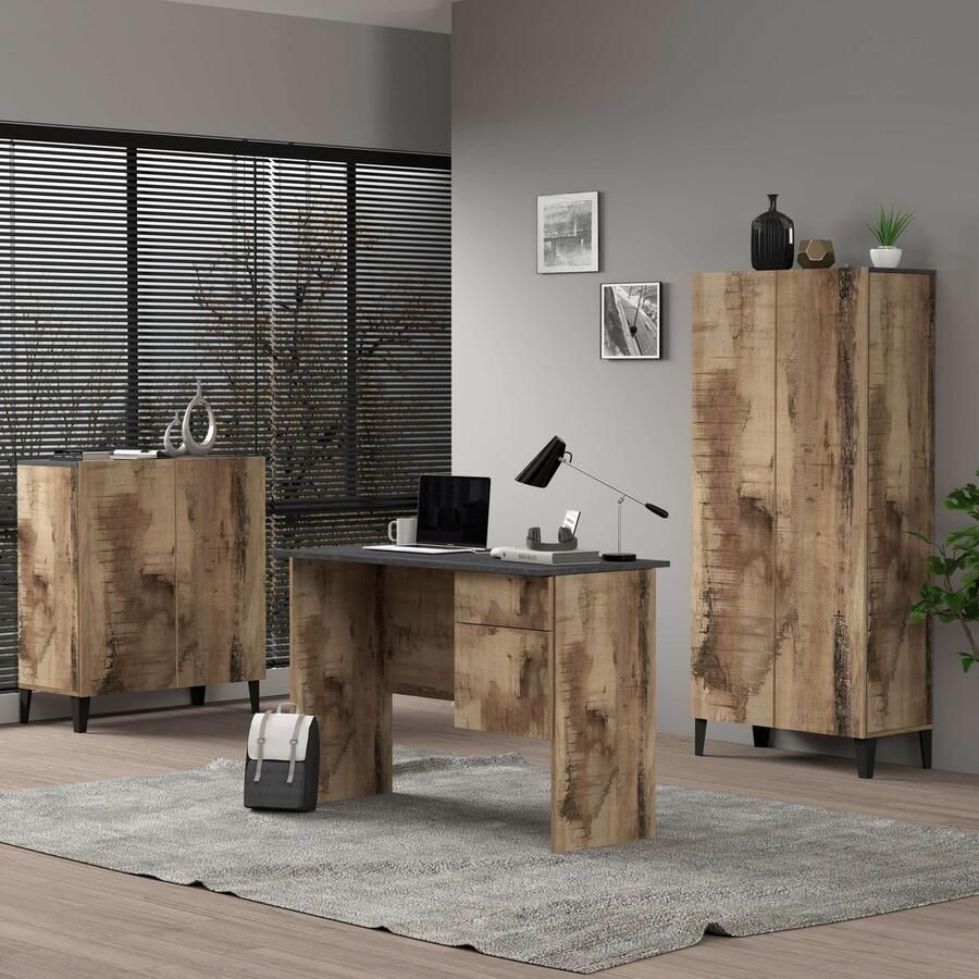 INOSIGN Archiefkast Sunrise Archiefkast Multifunctionele kast Bureaukast met 2 deuren & 2 vakken breedte 79 2 cm gemaakt in italië - Foto 5