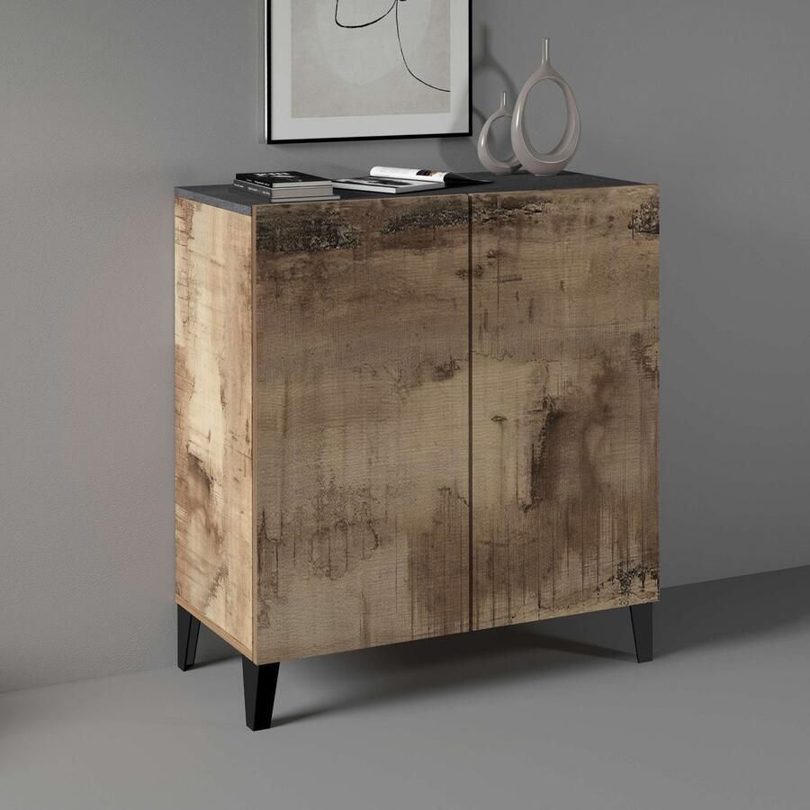 INOSIGN Archiefkast Sunrise Archiefkast Multifunctionele kast Bureaukast met 2 deuren & 2 vakken breedte 79 2 cm gemaakt in italië - Foto 6