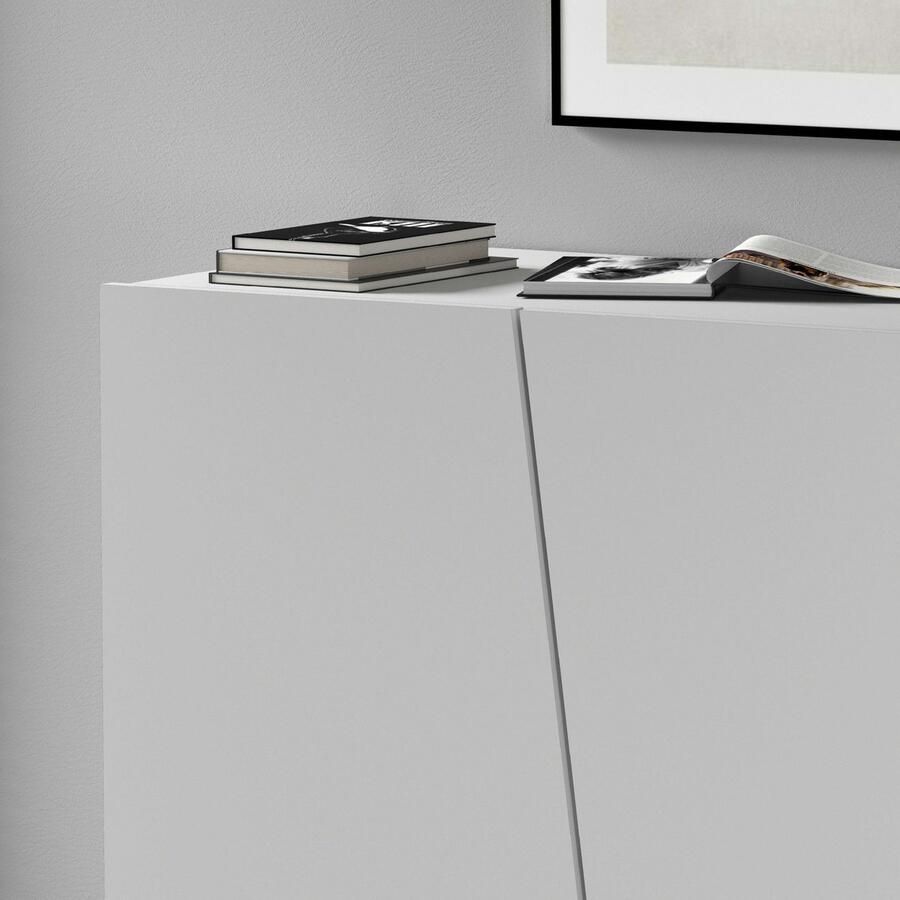 INOSIGN Archiefkast Vega Multifunctionele kast Bureaukast met 2 deuren & verstelbare legplanken hoogte 86 of 166 cm made in italy - Foto 2