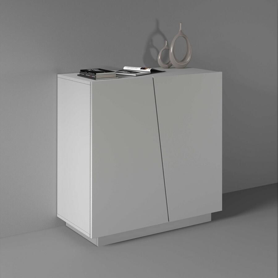 INOSIGN Archiefkast Vega Multifunctionele kast Bureaukast met 2 deuren & verstelbare legplanken hoogte 86 of 166 cm made in italy - Foto 6