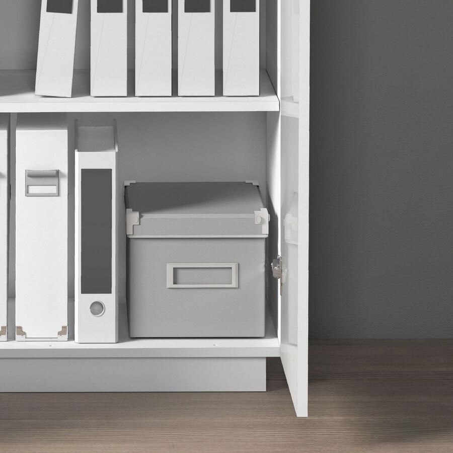 INOSIGN Archiefkast Vega Multifunctionele kast Bureaukast met 2 deuren & verstelbare legplanken hoogte 86 of 166 cm made in italy - Foto 6