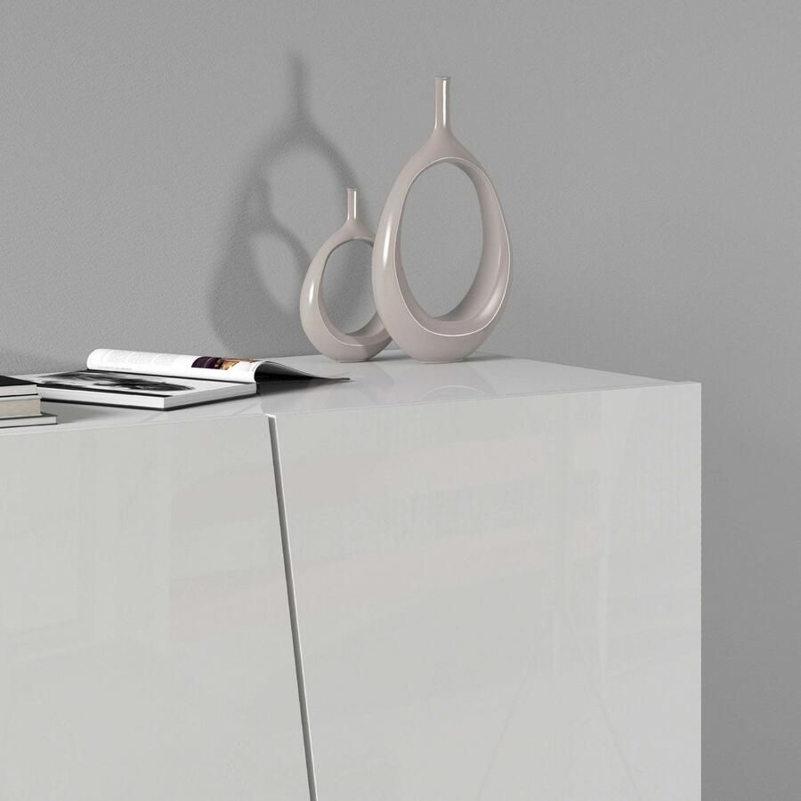 INOSIGN Archiefkast Vega Multifunctionele kast Bureaukast met 2 deuren & verstelbare legplanken hoogte 86 of 166 cm made in italy - Foto 8