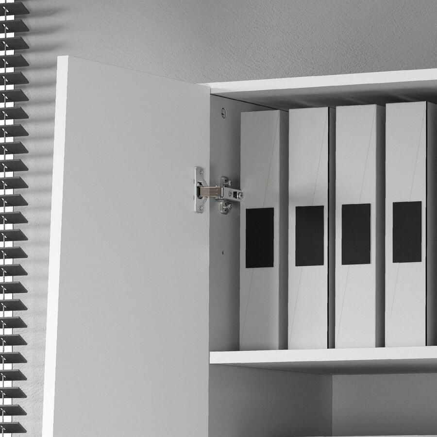 INOSIGN Archiefkast Vega Multifunctionele kast Bureaukast met 2 deuren & verstelbare legplanken hoogte 86 of 166 cm made in italy - Foto 6