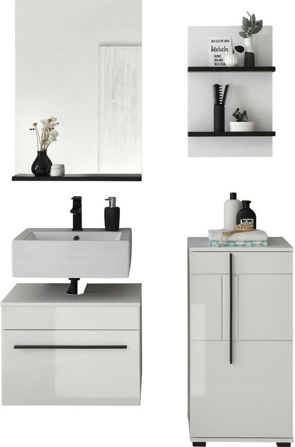 INOSIGN Badkamerserie Cantara badkamer in modern ontwerp 4-delig badkamer (set 4-delig) - Foto 4