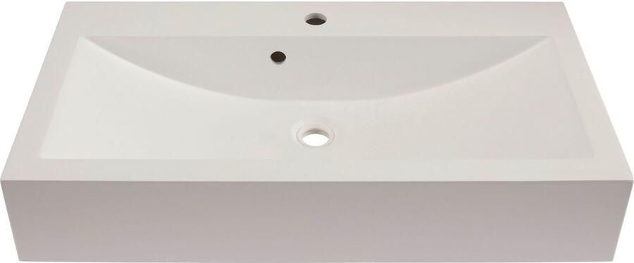 INOSIGN Wastafelmeubel Riga breedte 140 cm incl. opzetwastafel 2 lades 1 deur Hangkast onderkast badkamermeubels badkamerkast kast badkamer (1 stuk) - Foto 8