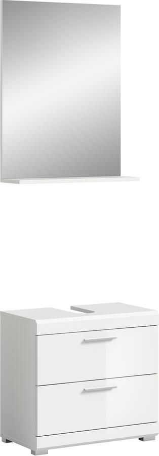 INOSIGN Badkamerserie Siena 2-delig bestaande uit: onderkast voor wastafel spiegel in verschillende kleuren verkrijgbaar badkamermeubels combinatie badkamer (set 2-delig) - Foto 8