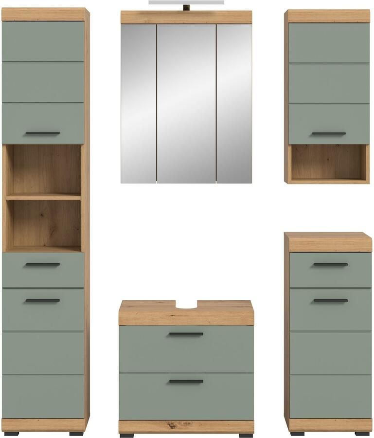 INOSIGN Badkamerserie Siena 5-delig inclusief LED-verlichting bestaande uit: (set 5-delig) - Foto 2