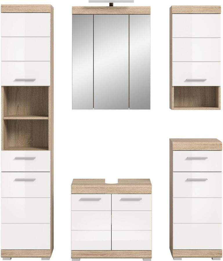 INOSIGN Badkamerserie Siena 5-delig inclusief LED-verlichting bestaande uit: (set 5-delig) - Foto 2