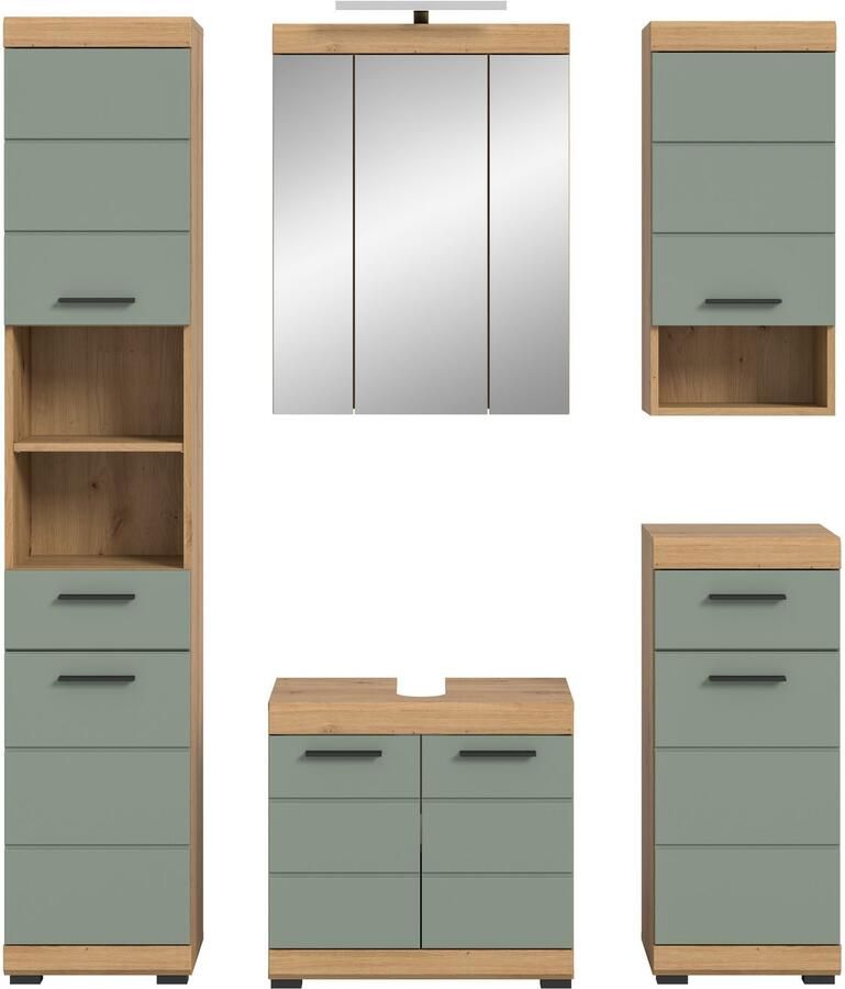 INOSIGN Badkamerserie Siena 5-delig inclusief LED-verlichting bestaande uit: (set 5-delig) - Foto 2