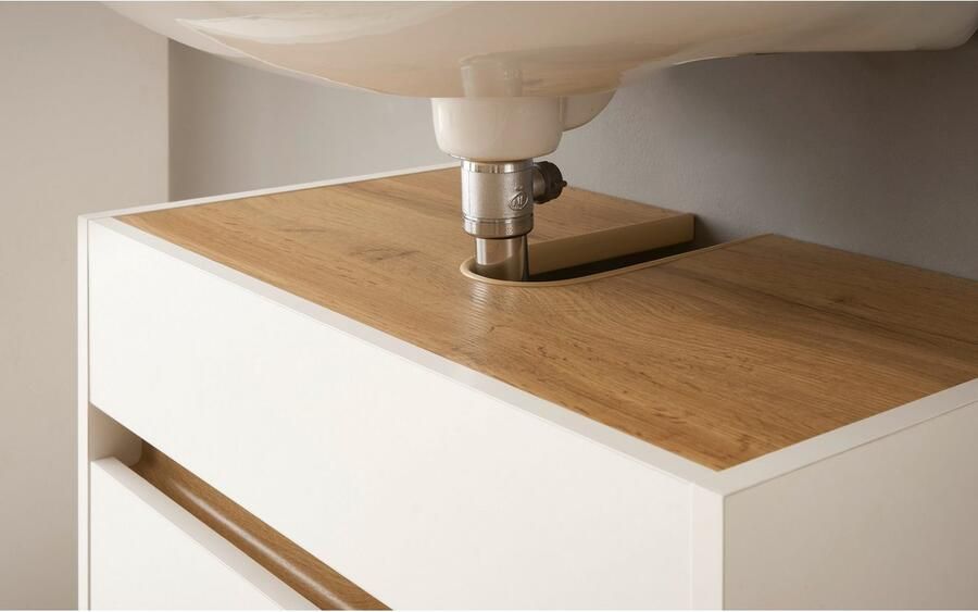 INOSIGN Badmeubelset CITY GIRON badkamer in tijdloos ontwerp 4-delige badkamer Badkasten en spiegels in twee kleuren beschikbaar veel opbergruimte (set 4 stuks) - Foto 9