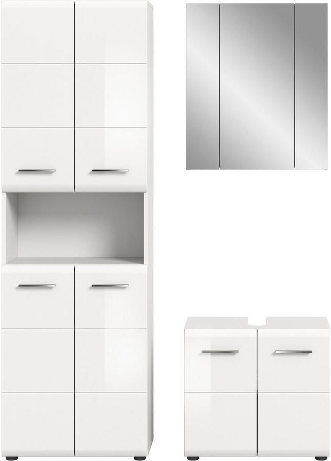 INOSIGN Badmeubelset FLORENZ TOPSELLER! 3-delige badcombinatie hoogwaardige MDF-front - Foto 2