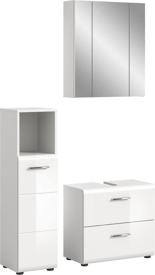 INOSIGN Badmeubelset FLORENZ TOPSELLER! 3-delige badcombinatie hoogwaardige MDF-front - Foto 7