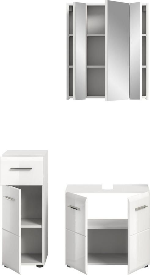 INOSIGN Badmeubelset FLORENZ TOPSELLER! 3-delige badcombinatie hoogwaardige MDF-front - Foto 7