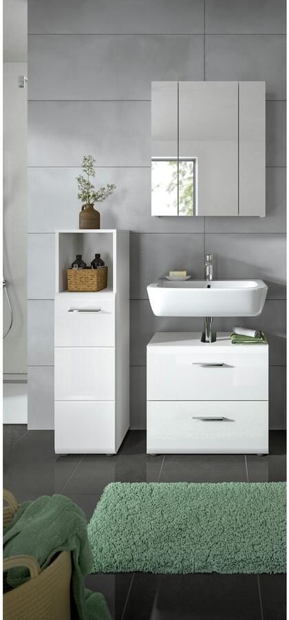 INOSIGN Badmeubelset FLORENZ TOPSELLER! 3-delige badcombinatie hoogwaardige MDF-front - Foto 6