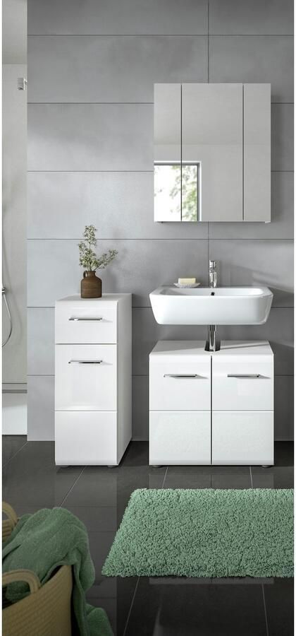 INOSIGN Badmeubelset FLORENZ TOPSELLER! 3-delige badcombinatie hoogwaardige MDF-front - Foto 6