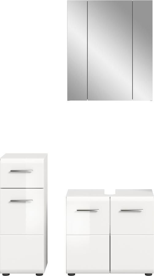 INOSIGN Badmeubelset FLORENZ TOPSELLER! 3-delige badcombinatie hoogwaardige MDF-front - Foto 5