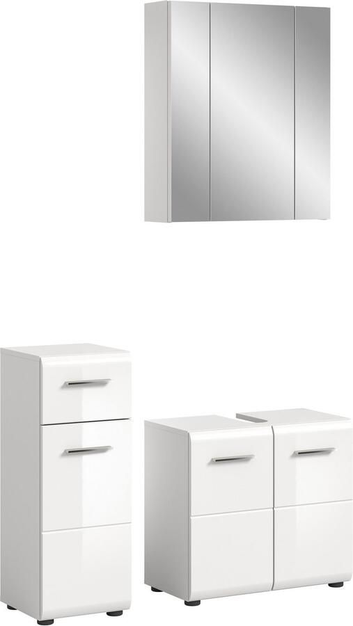 INOSIGN Badmeubelset FLORENZ TOPSELLER! 3-delige badcombinatie hoogwaardige MDF-front - Foto 4