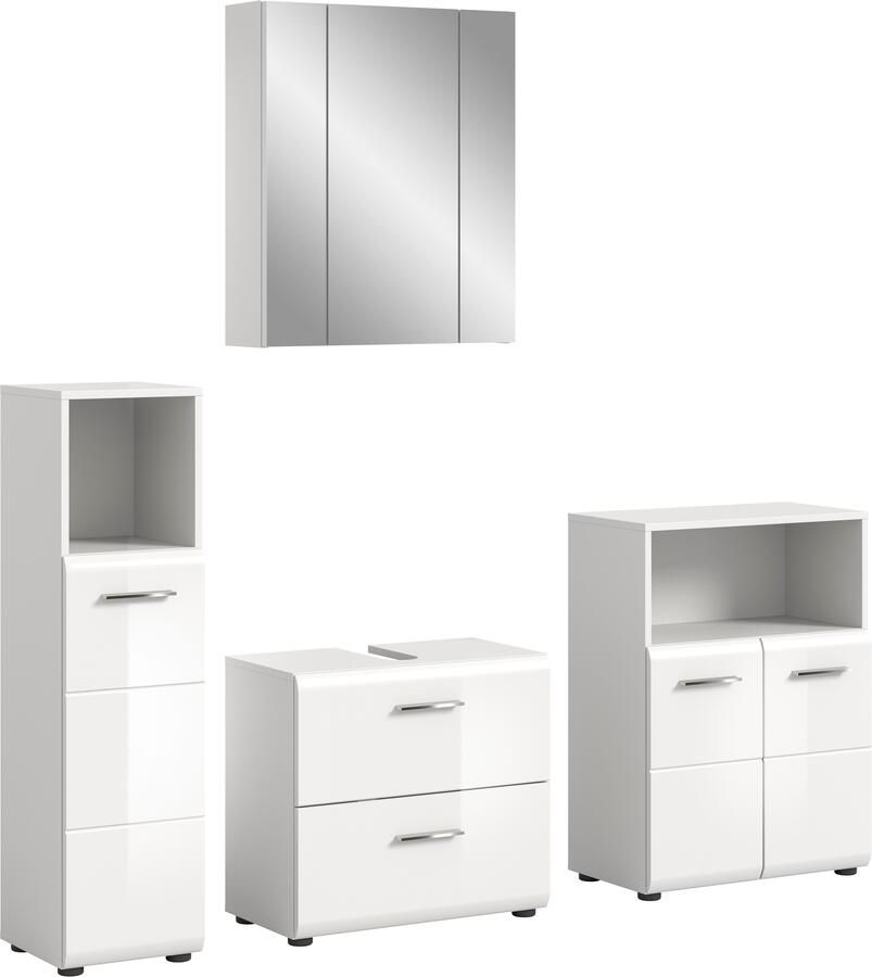 INOSIGN Badmeubelset FLORENZ TOPSELLER! 4-delige badcombinatie hoogwaardige MDF-front - Foto 6