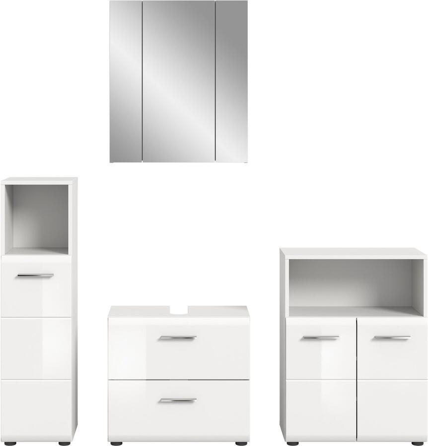 INOSIGN Badmeubelset FLORENZ TOPSELLER! 4-delige badcombinatie hoogwaardige MDF-front - Foto 2