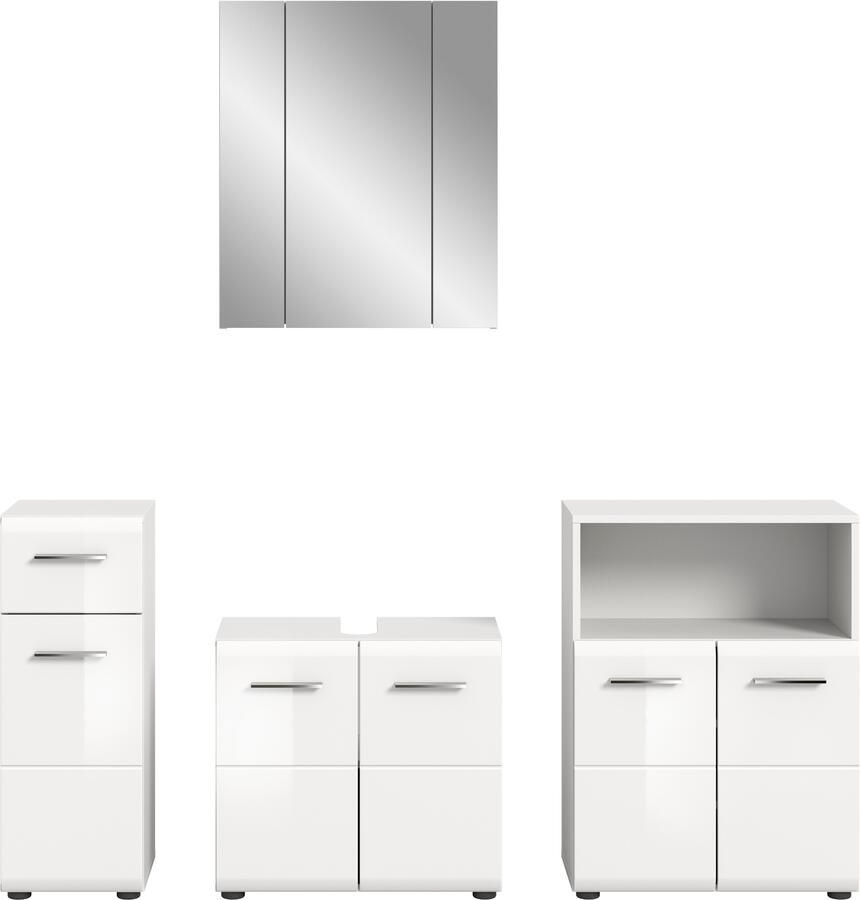 INOSIGN Badmeubelset FLORENZ TOPSELLER! 4-delige badcombinatie hoogwaardige MDF-front - Foto 6