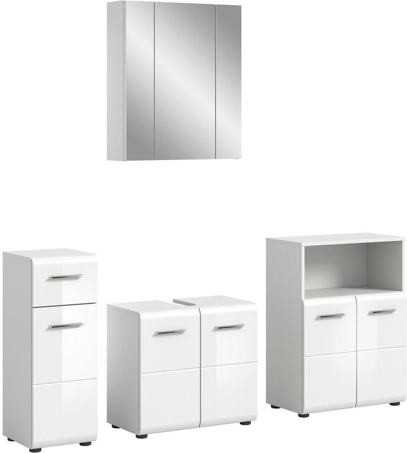 INOSIGN Badmeubelset FLORENZ TOPSELLER! 4-delige badcombinatie hoogwaardige MDF-front - Foto 3